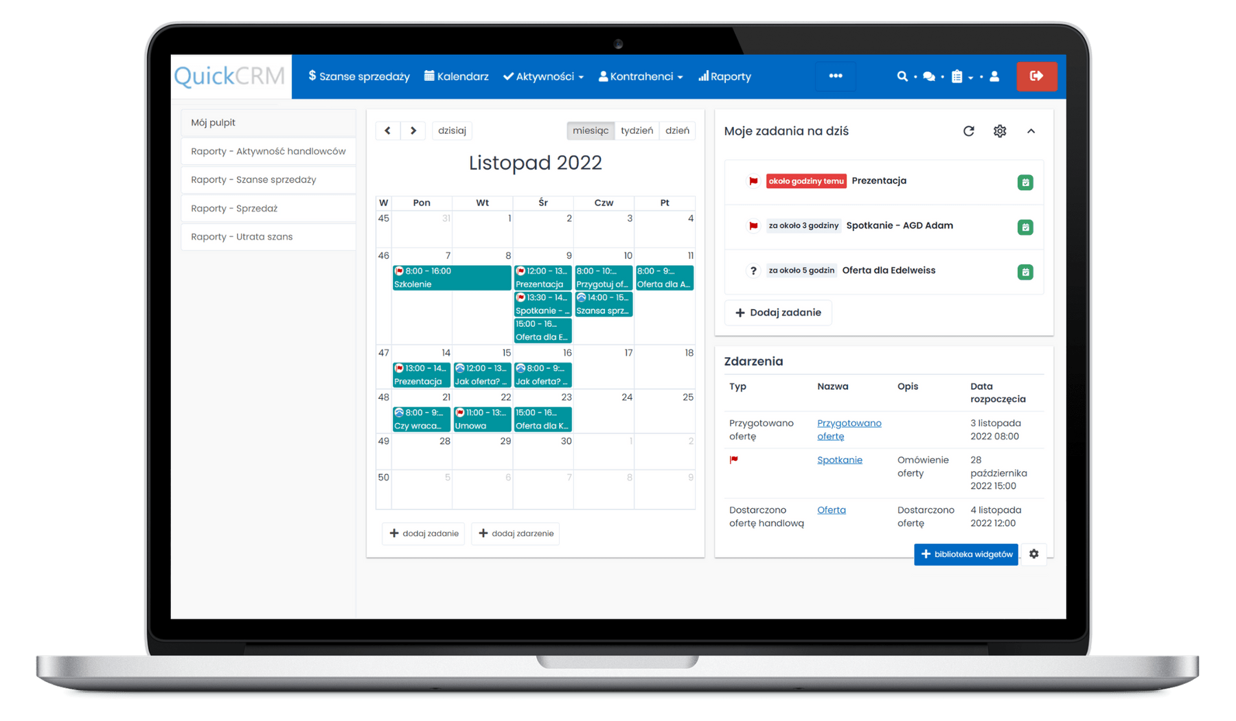 Program CRM, który Cię nie ogranicza - Quick CRM